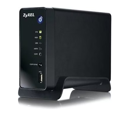 Occasion ZyXel NSA310 NAS inkl. 1x500GB Festplatte 1-Bay DeskTop