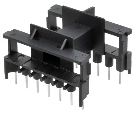 E-Kern 30mm Ferrit N27 Set AL1700 (SET: 2xE-Kern, Spulenkörper, 2xKlammern)