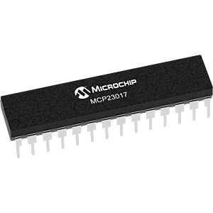 I2C MCP23017  16-Bit IO DIP28