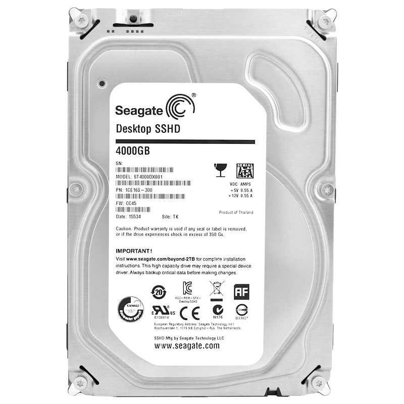 Occasion Festplatte 4.0TB 3.5" SATA Seagate ST4000DX001
