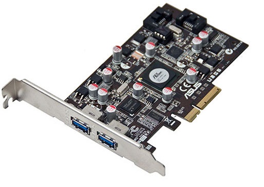 Occasion ASUS U3S6 2xSATA 2xUSB3 PCIe Karte D33005 N13219