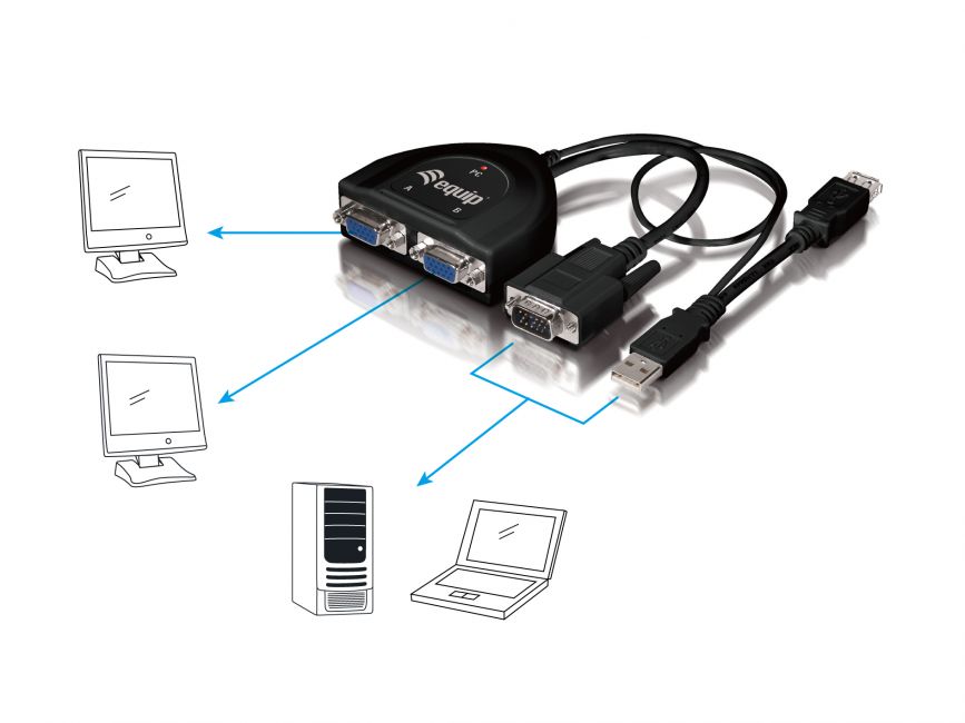 VGA-Splitter Kabel - 2-Port