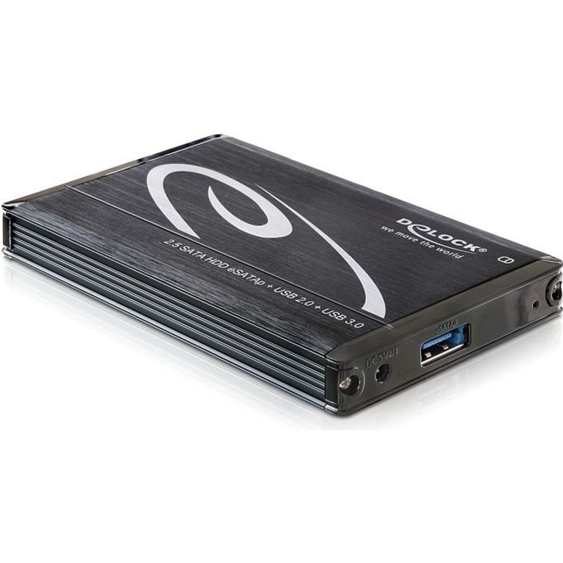 Occasion SATA USB HDD SSD Gehäuse 2.5" Schwarz