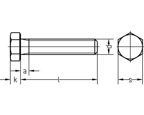 Schrauben M6x20mm Sechskannt 50Stk.