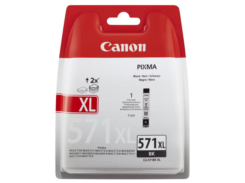 Canon Tinte 571XL Black (CLI-571BK) 810 Seiten