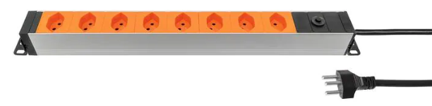 Steckdosenleiste 19" 8xT13 orange PDU