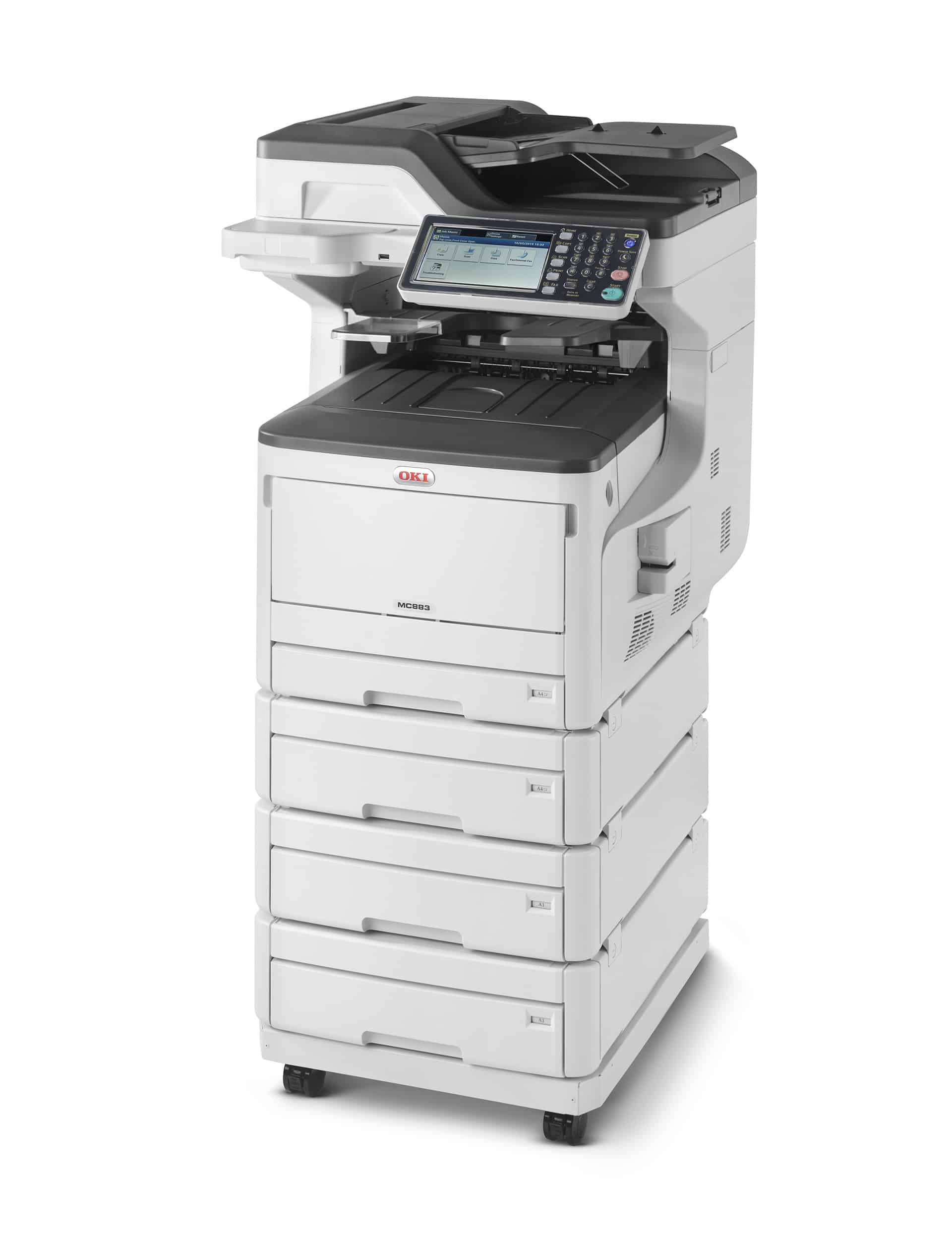 OKI Druckcenter A3 MC883DNV 4xPapierschubladen a 500Blatt