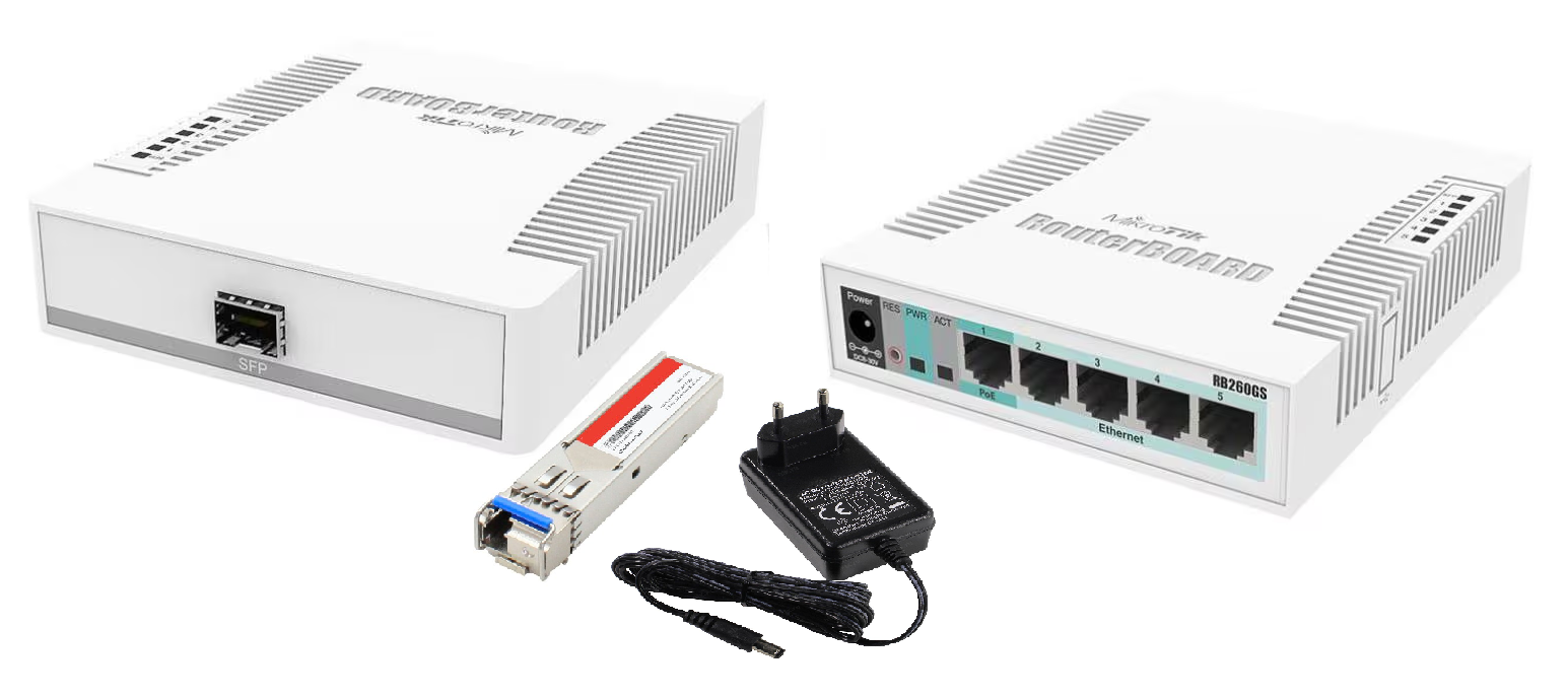 FTTH Medienkonverter BX VLAN:11 untaging vorkonfiguriert RB260GS FTTH Medienkonverter BX VLAN:11 untaging vorkonfiguriert RB260GS