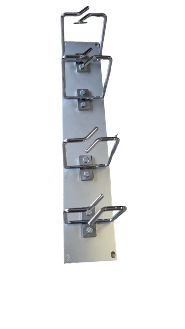 Occasion Kabelführungsplatte 2HE 4 Bügel Silber 19"