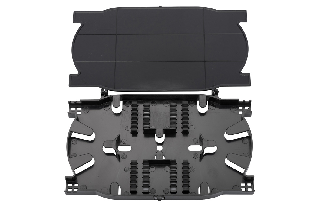 Spleisskassette Spleiss Box für 4x24 Spleissungen KEV Spleissbox schwarz