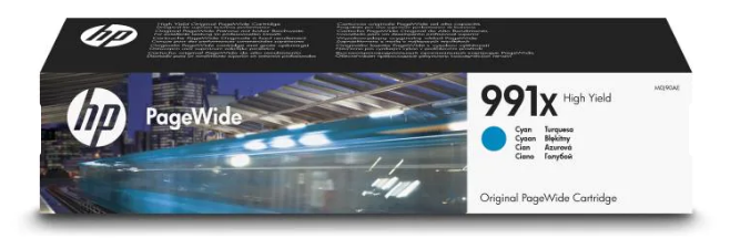 HP PageWide 991X (M0J90AE) Tinte Cyan 16'000Blatt