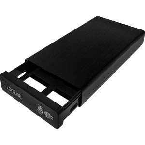 SATA USB HDD Gehäuse 3.5" schwarz Festplattengehäuse