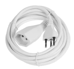 Verlängerungskabel 3.0m weiss 1.0mm2 T13-T12