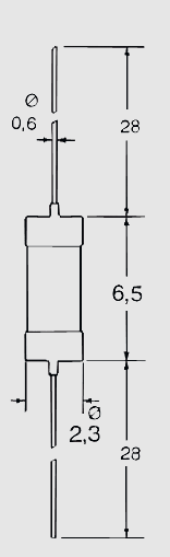 Widerstand 100R 100 Ohm 10 Stk. Metallschicht 0.6W liegend 1%