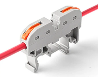 Durchgangsklemme grau mit Hebel 211 DIN Rail Hutschiene Typ WAGO