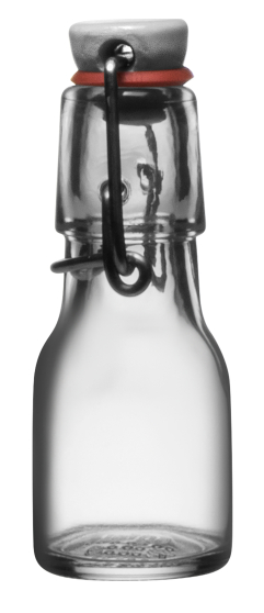 Flasche 50ml Glas mit Bügelverschluss  42x102mm