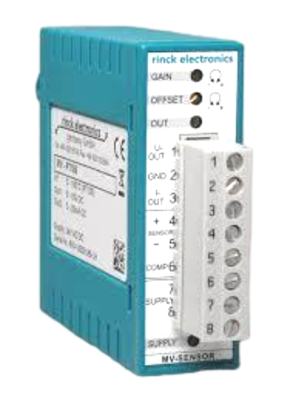 Occasion Messumformer PT100 4-20mA 2-10V Temperatur 0° bis +120°C Din-Rail