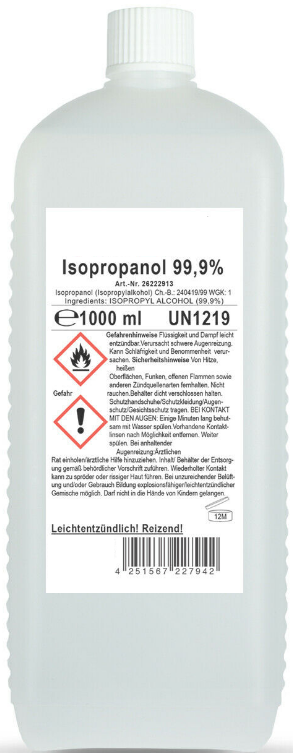 Isopropanol 1.0l (Isopropylalkohol)