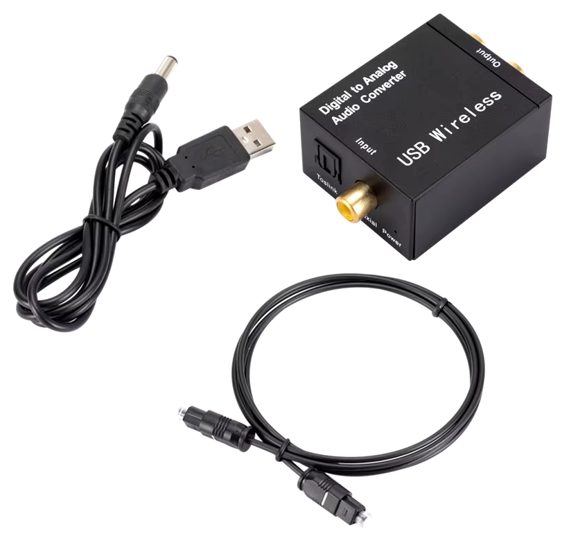 TOSLink zu Audio RCA Konverter aktiv SPDIF