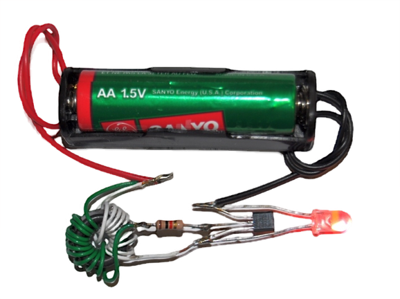 Aufwärts Ringkern Spannungswandler LED Schema