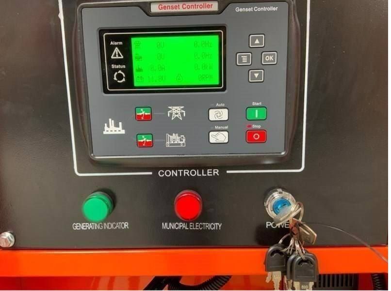 Mietgerät Stromerzeuger 25kVA auf PW Anhänger Aggregat Notstrom Generator