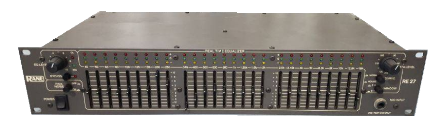Occasion RANE RE 27 RealTime Analyse und Frequenzanpassung 19" 2x27 Bänder