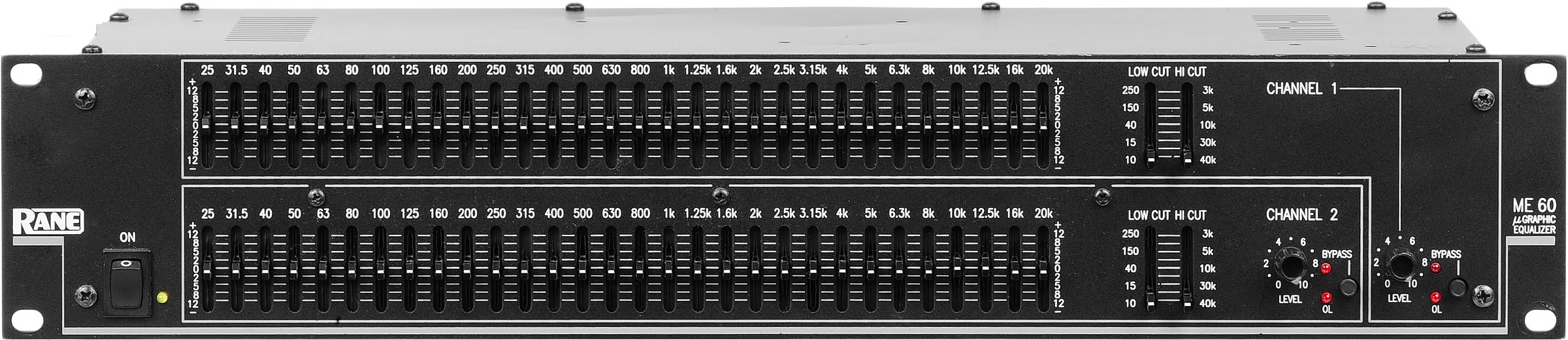 Occasion RANE ME 60 Grafik Equalizer 19" 2x30 Bänder