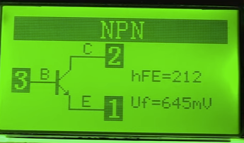 Multimeter  LCR-T4  L, C, R, NPN, PNP, FET, ESR, Diode, Hobby Labor