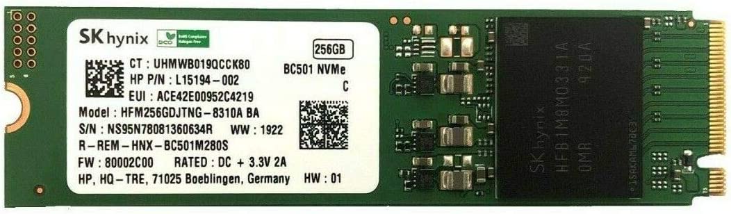 SSD 256GB M.2 2280 NVMe Hynix HFM256GDJTNG