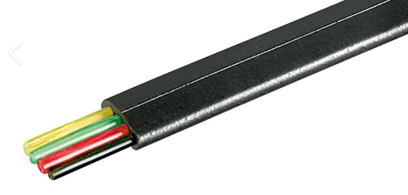 Telefonkabel flach zum RJ11 RJ12 aufpressen Meterware DSLKabel Telefonkabel flach zum RJ11 RJ12 aufpressen Meterware DSLKabel