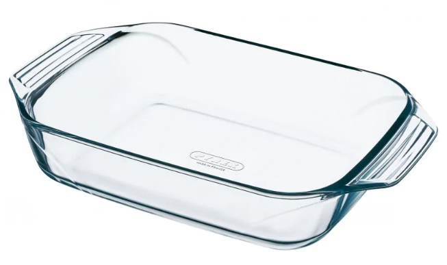 Auflaufform Pyrex 30x20cm Glas