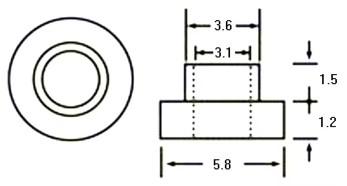 Isolations Einsatz M3 für TO-3 TO-220 TO-247 für Transistoren 10 Stk.