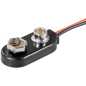 Batterieclip 9V Block mit Anschlussdrähten Batterieclip 9V Block mit Anschlussdrähten