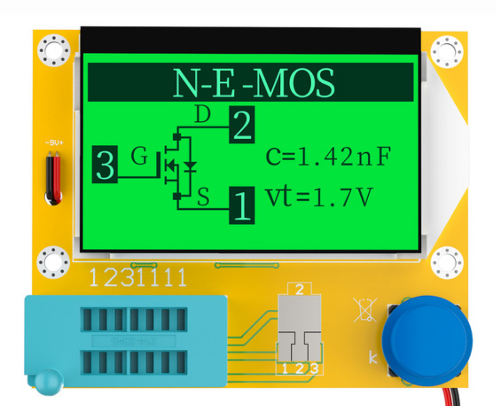 Multimeter  LCR-T4  L, C, R, NPN, PNP, FET, ESR, Diode, Hobby Labor