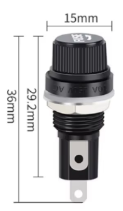 Sicherungshalter 5x20mm Gehäuseeinbau Sicherung Feinsicherung