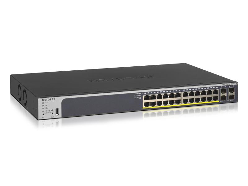 Switch 24-Port 19" GS728TP PoE+2xSFP