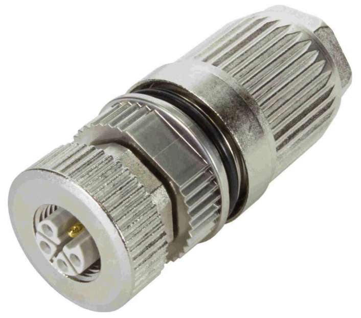 Harting Stecker M12 4-Pol + PE Industrie Stecker