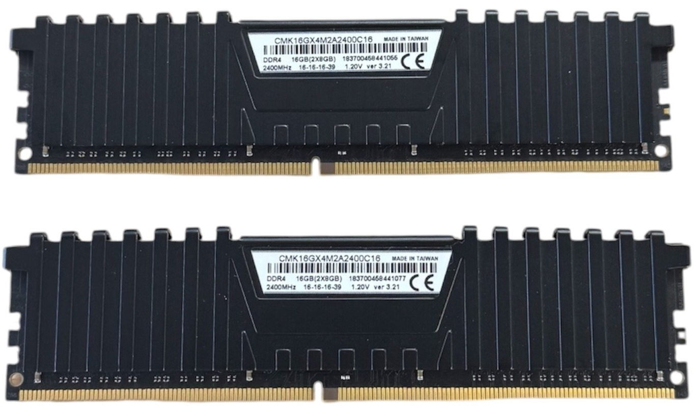 Occasion RAM 16GByte (KIT 2x8GB) DDR4 2400MHz DIMM CL16