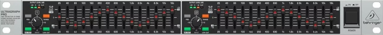 Occasion Behringer Ultragraph FBQ1502 Equalizer 19" 2x15 Bänder
