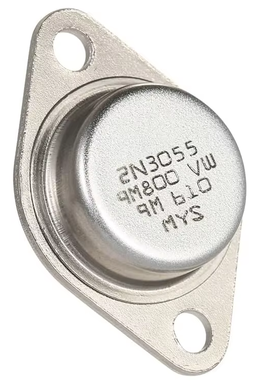 2N3055 Transistor, NPN, 15A, 60V, 90W, TO3 Power Transistor