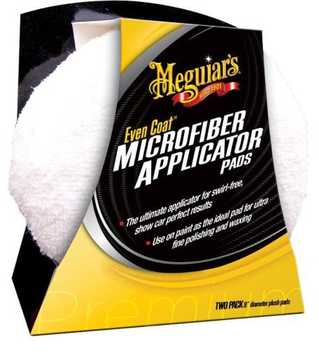 Meguiar's Mikrofaserpads für Wachs und Detailer,  2 Stück Meguiar's Mikrofaserpads für Wachs und Detailer,  2 Stück