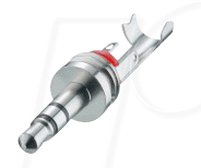 Klinkenstecker 3.5mm 3-Pol stereo metall
