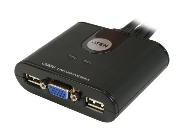 Occasion KVM Switch CS22U 2-Port (DVI, USB, Audio) Aten