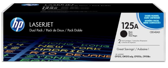 HP Toner 125A Black (CF540AD) 2'200 Seiten