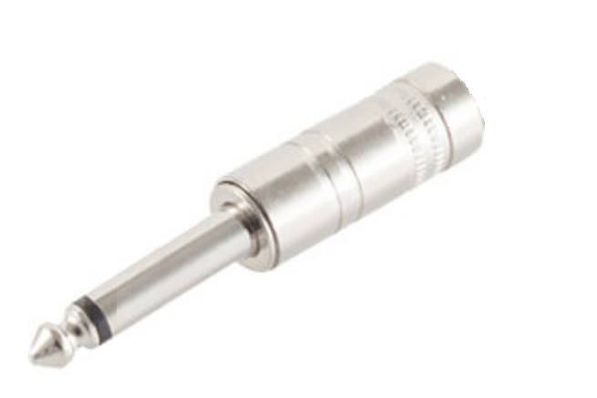 Klinkenstecker 6.3mm 2-Pol Mono Metall Stecker Klinke Bulk