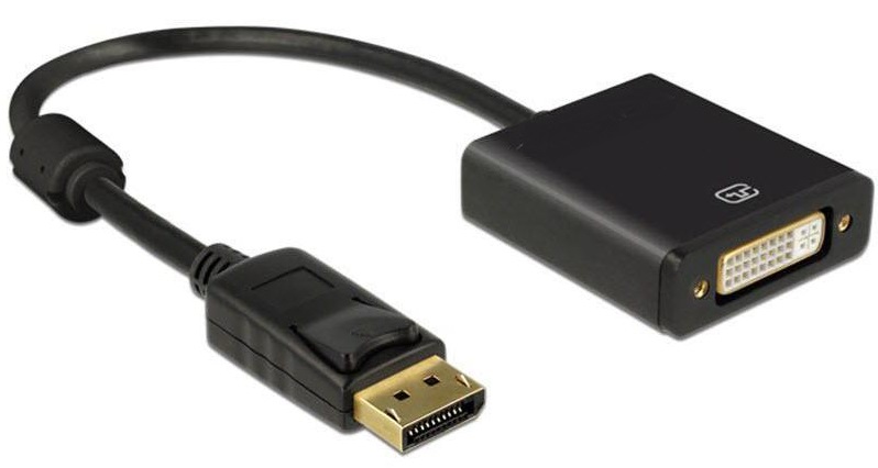 Adapter DisplayPort(PC) - DVI-D(LCD) 0.1-0.2m Kabel Adapter DisplayPort(PC) - DVI-D(LCD) 0.1-0.2m Kabel
