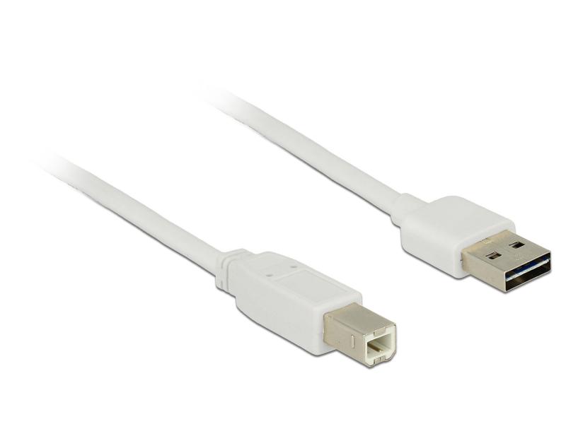 USB 2.0 Drucker Kabel 5.0m grau USB 2.0 Drucker Kabel 5.0m grau