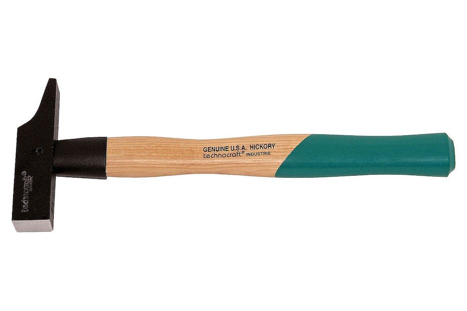 WEDO Schweißhammer Aus Messing – 300 G, 350 Mm Lang, Mit Holzstiel, Zum Entschlacken