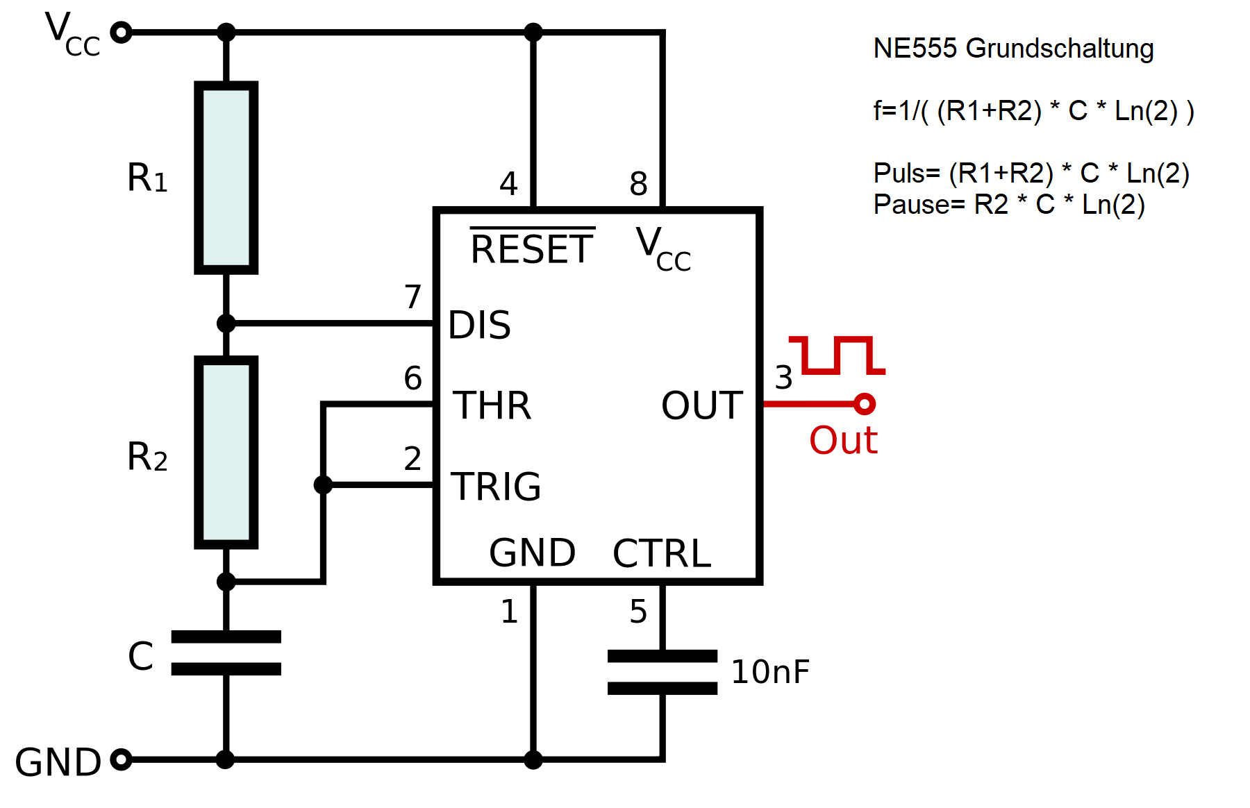 NE555 Timer IC DIL8 | S80693